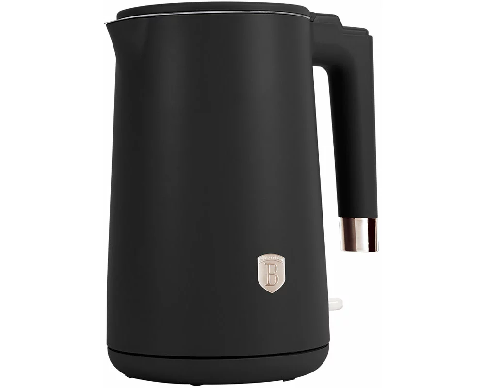 Berlinger Haus Wasserkocher doppelwandig 1.7 Liter Black Rose Collection