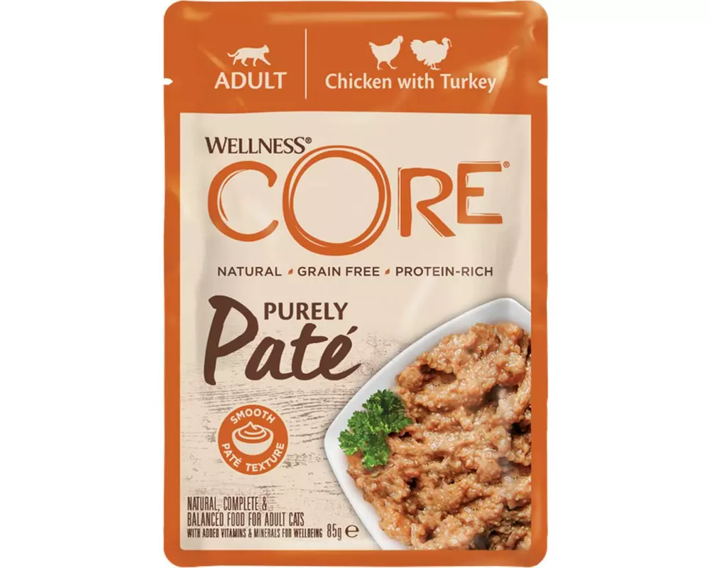 Wellness Core Nassfutter Huhn, Truthahn 85g