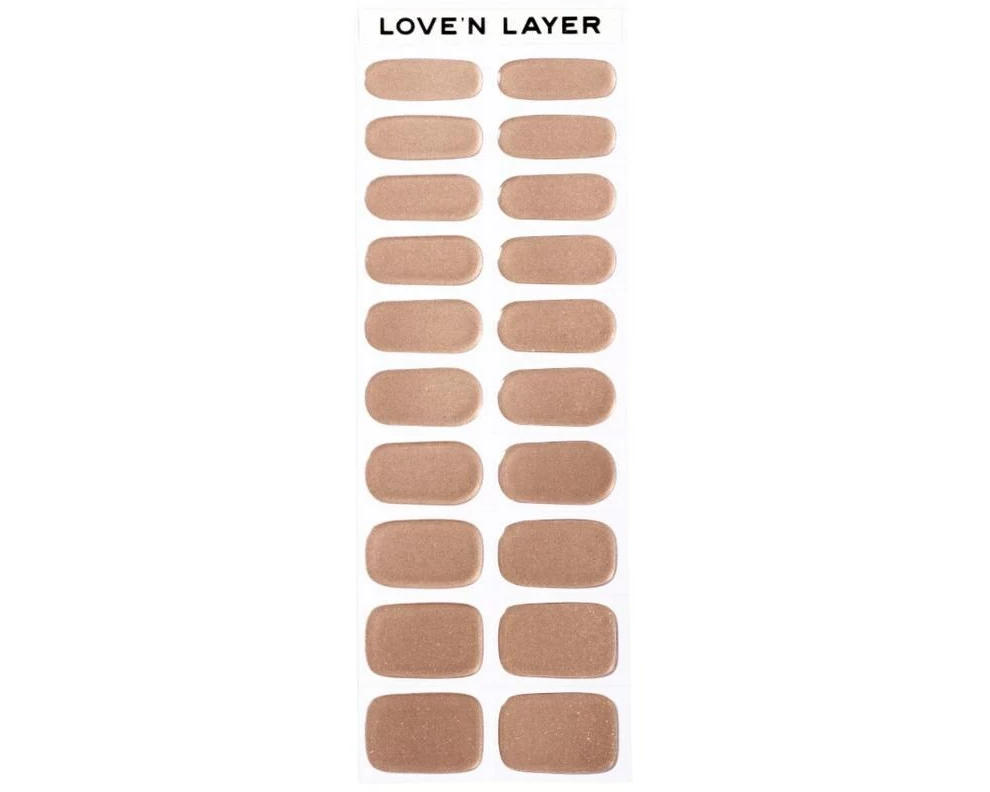 LoveNLayer Nagelfolie Metallic Shiny Copper