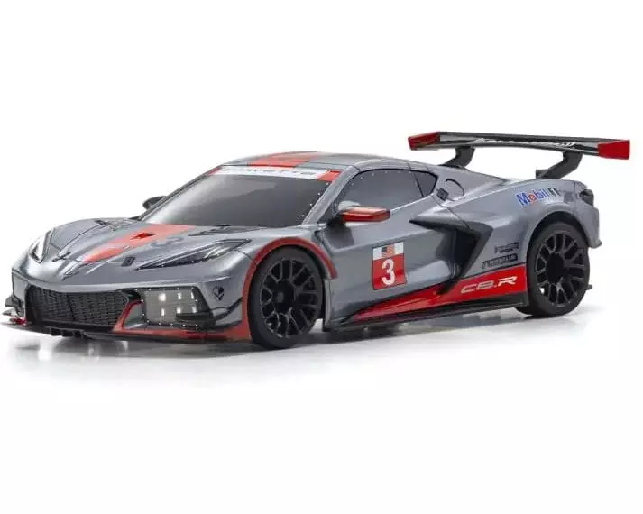 Kyosho Mini-Z MR-04 Corvette C8-R 1:28, Gun Metal/Rot, ARTR