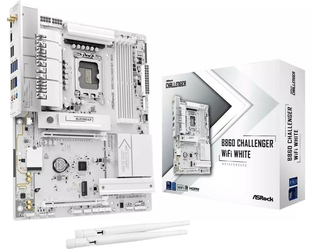 ASRock Mainboard B860 Challenger WiFi Weiss