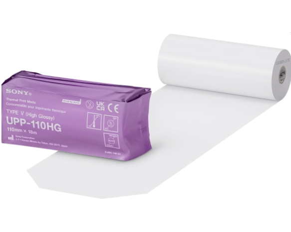 SONY Fotopapier Thermo 110mmx18m UPP-110HG glossy, 240 prints