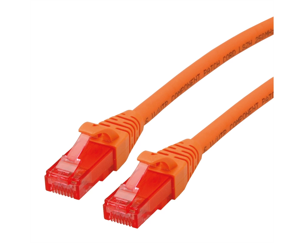ROLINE Patchkabel Cat.6 UTP, Component Level, LSOH, orange, 0,5 m