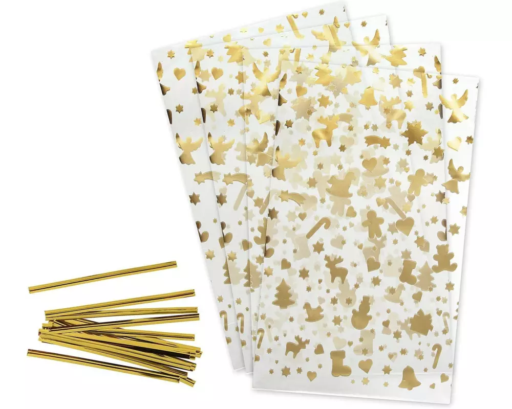 Zenker Guetzli-Verpackung XMAS 19 x 11.5 cm, 16 Stück