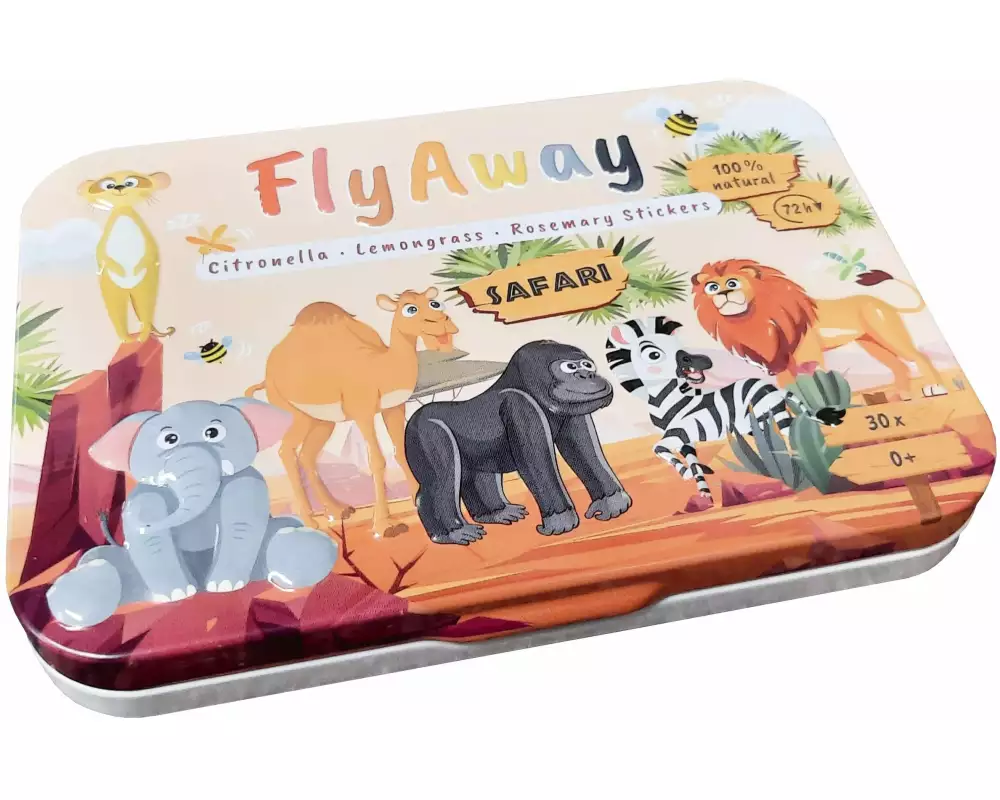 FlyAway Insektenstich-Pflaster Safari 30 Stk.
