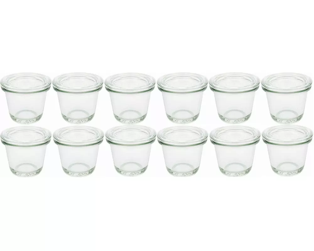 Weck Einmachglas 80 ml, 12 Stück