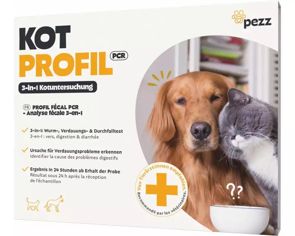 pezz Test grosses Kotprofil für Hunde und Katzen
