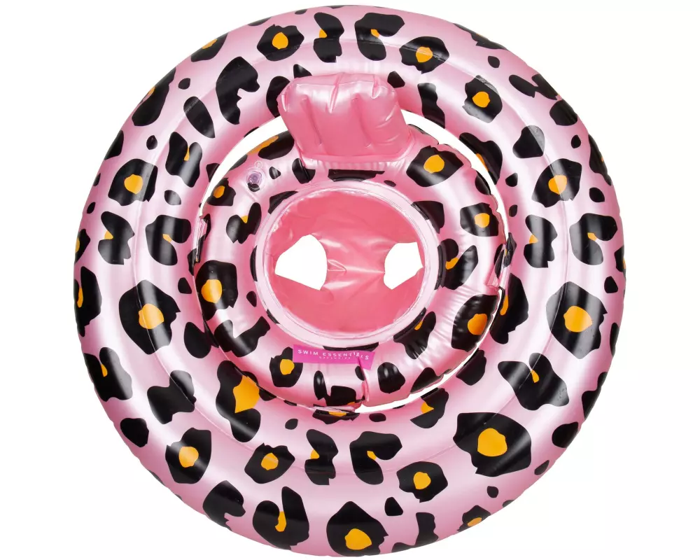 Swim Essentials Schwimmsitz 0-1 Jahre Leopard Rose Gold