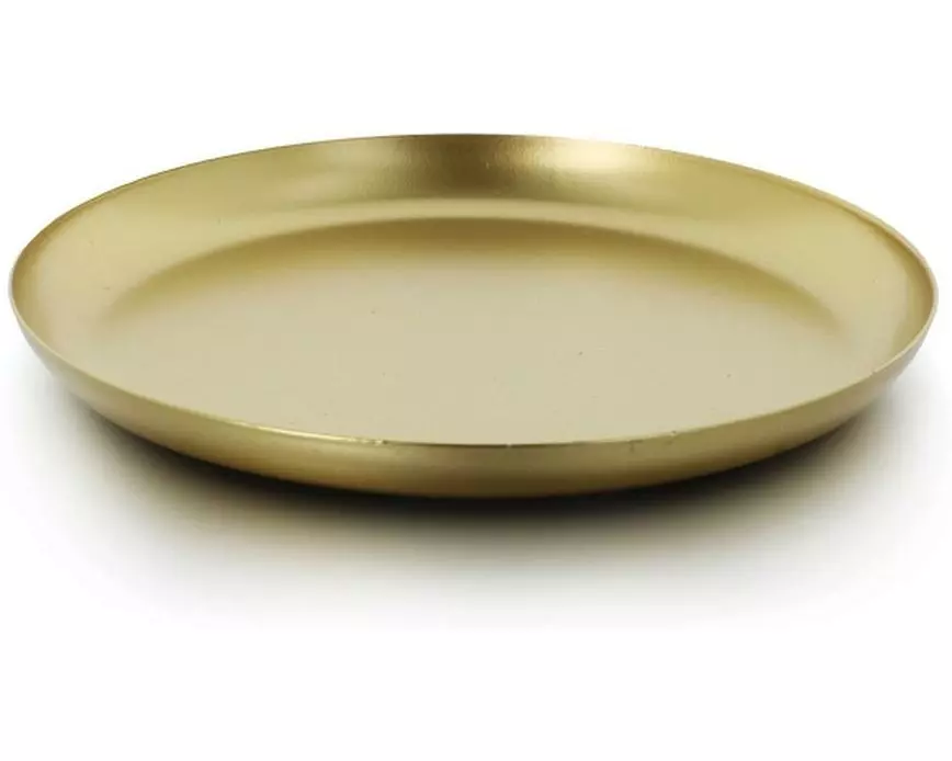 balthasar Kerzenteller rund 20 x 3 cm 1 Stück, Gold
