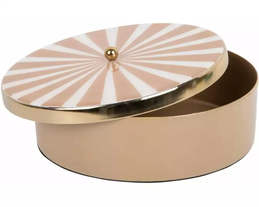 present time Vorratsdose Candy Swirl 2.3 l, Braun/Weiss