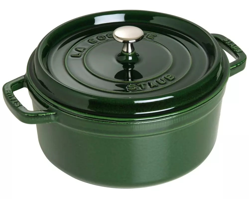 Staub Bräter Cocotte 26 cm, Grün, 5.2 l
