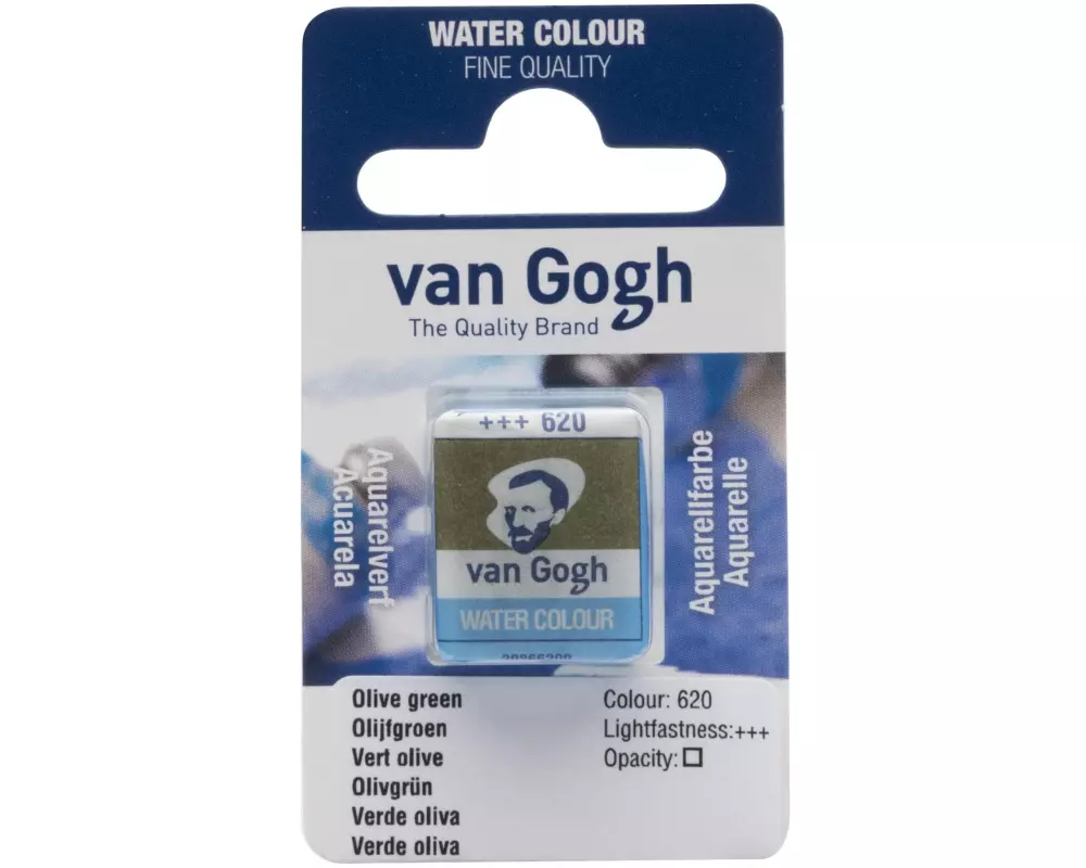 Van Gogh Aquarellfarbe 620 Olivgrün, 1 Stück