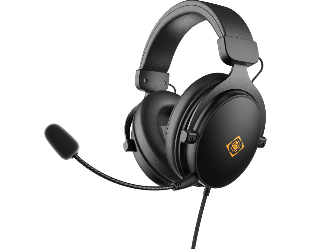 DELTACO Gaming Headset, Wired GAM-190 DH320,3.5mm connection,Black