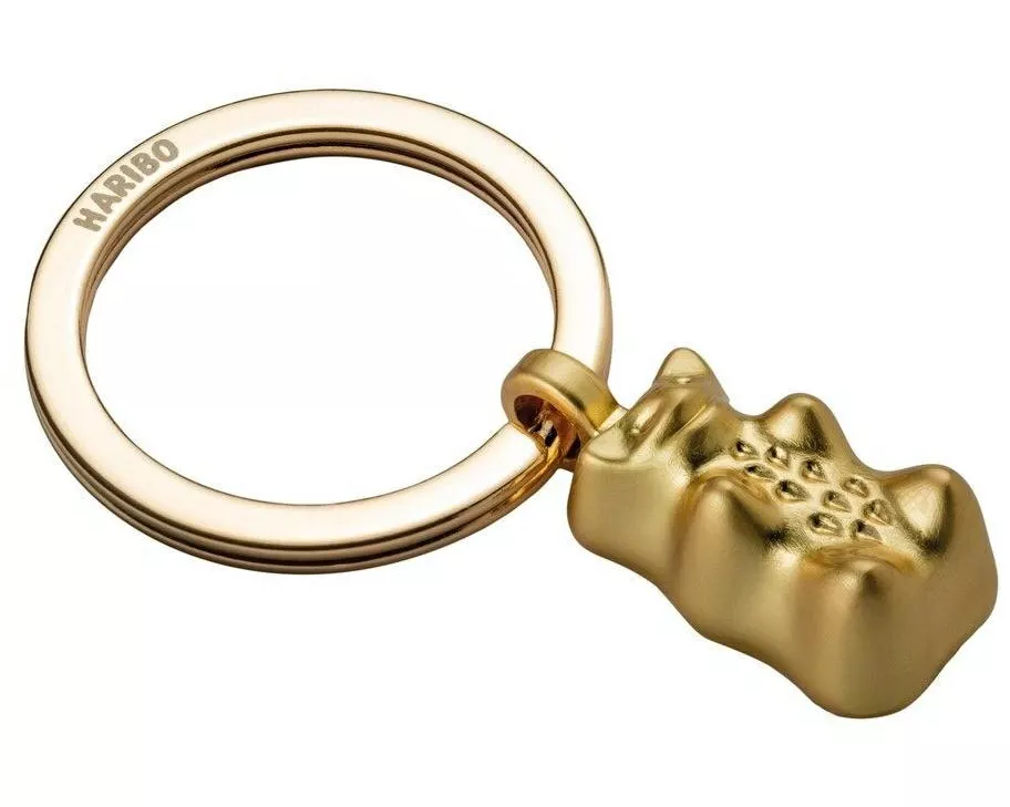 Troika Schlüsselanhänger Goldbär Gold