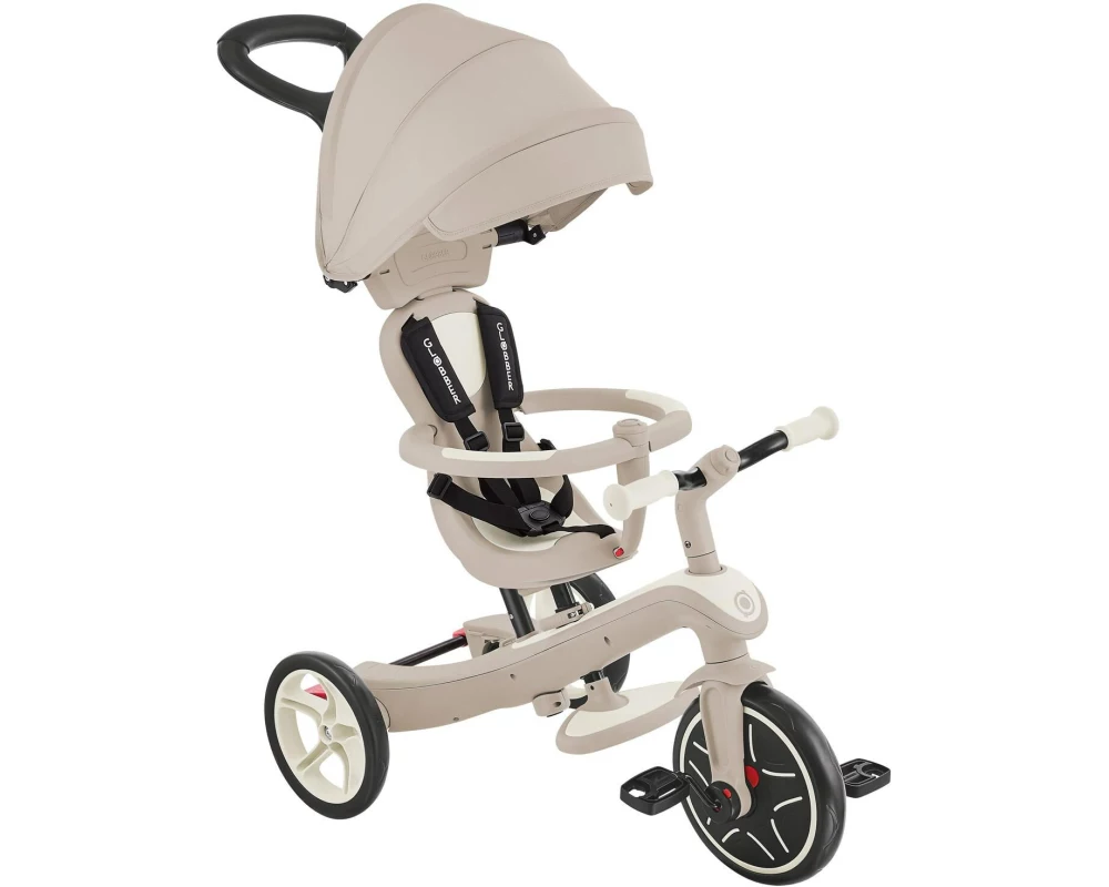 GLOBBER Dreirad Trike Explorer 4 in 1 Ecologic Coconut