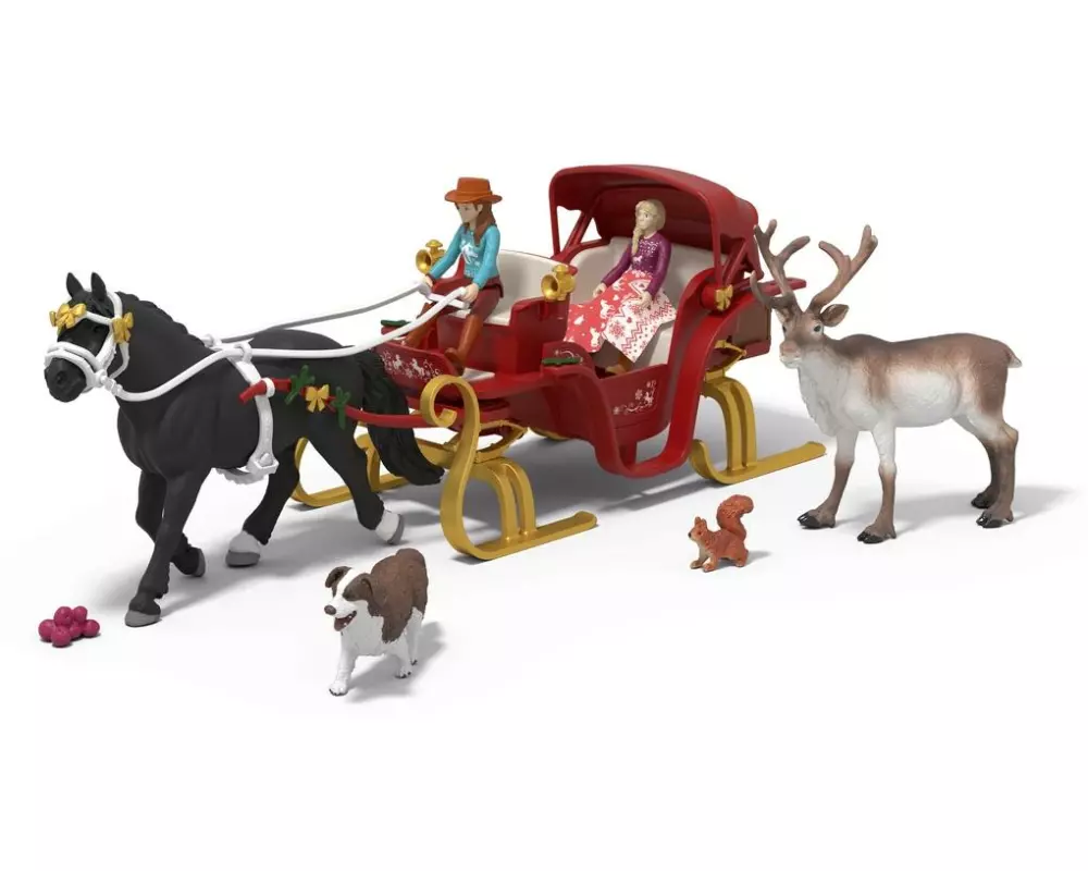 Schleich Horse Club Weihnachtliche Schlittenfahrt