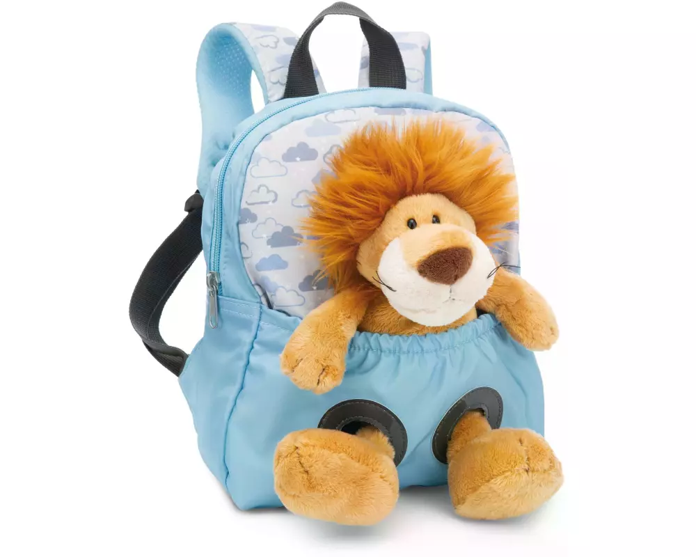 Nici Rucksack hellblau mit Löwe