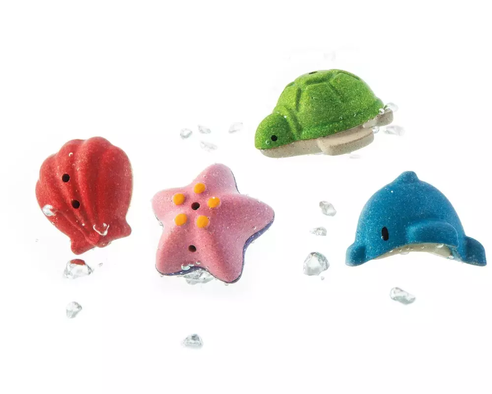 Plantoys Badeset Vier Meerestiere