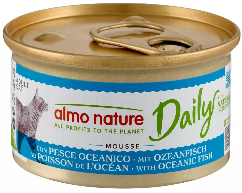 Almo Nature Nassfutter Daily Mousse mit Ozeanfisch 85g
