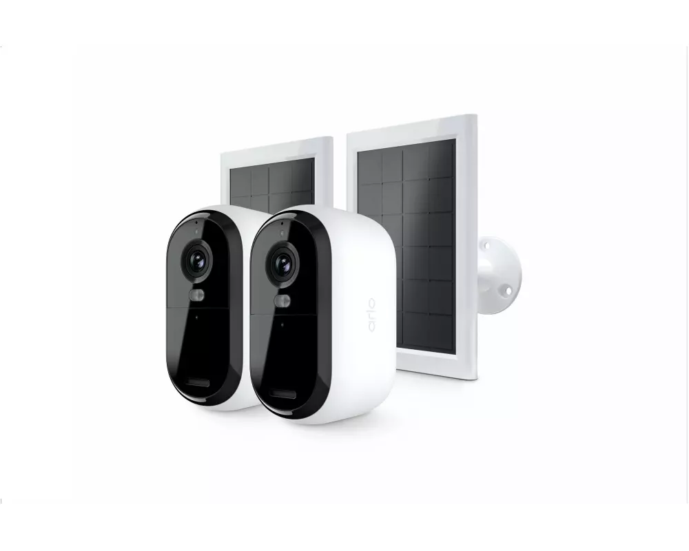 Arlo Essential 3 2K, 2er Set mit Solarpanel