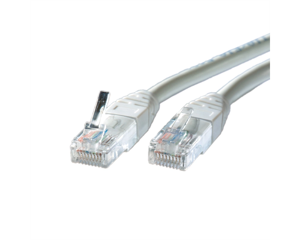 ROLINE Patchkabel Cat.5e (Class D) UTP, PoE, grau, 7 m