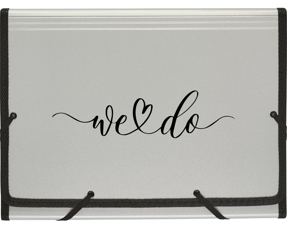 KOLMA Fächermappe Wedding A4 11.133.07 silber,we do