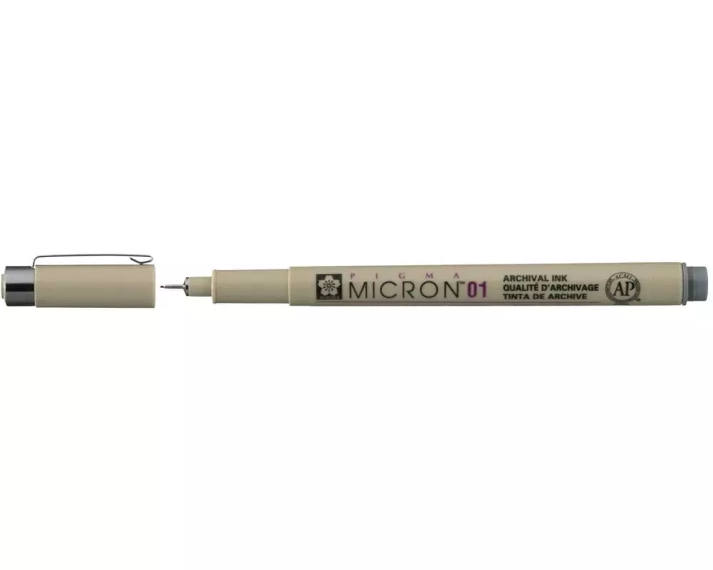 Sakura Fineliner Pigma Micron 01 0.25 mm, Kaltgrau