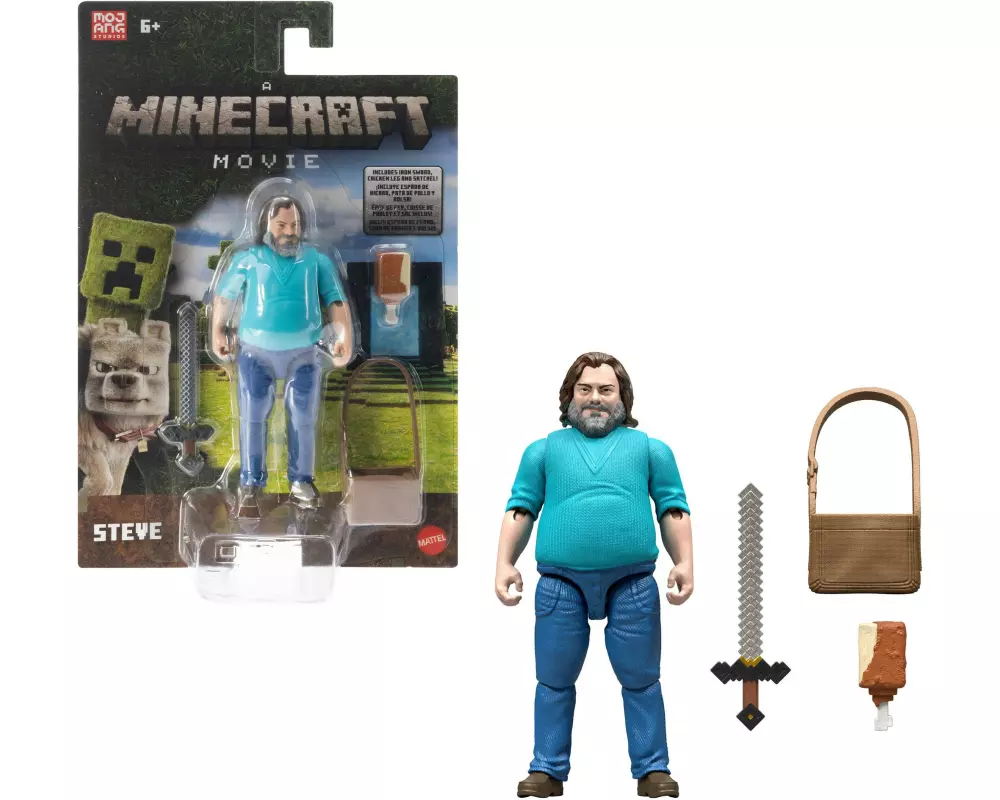 Mattel Minecraft Movie Singles Steve