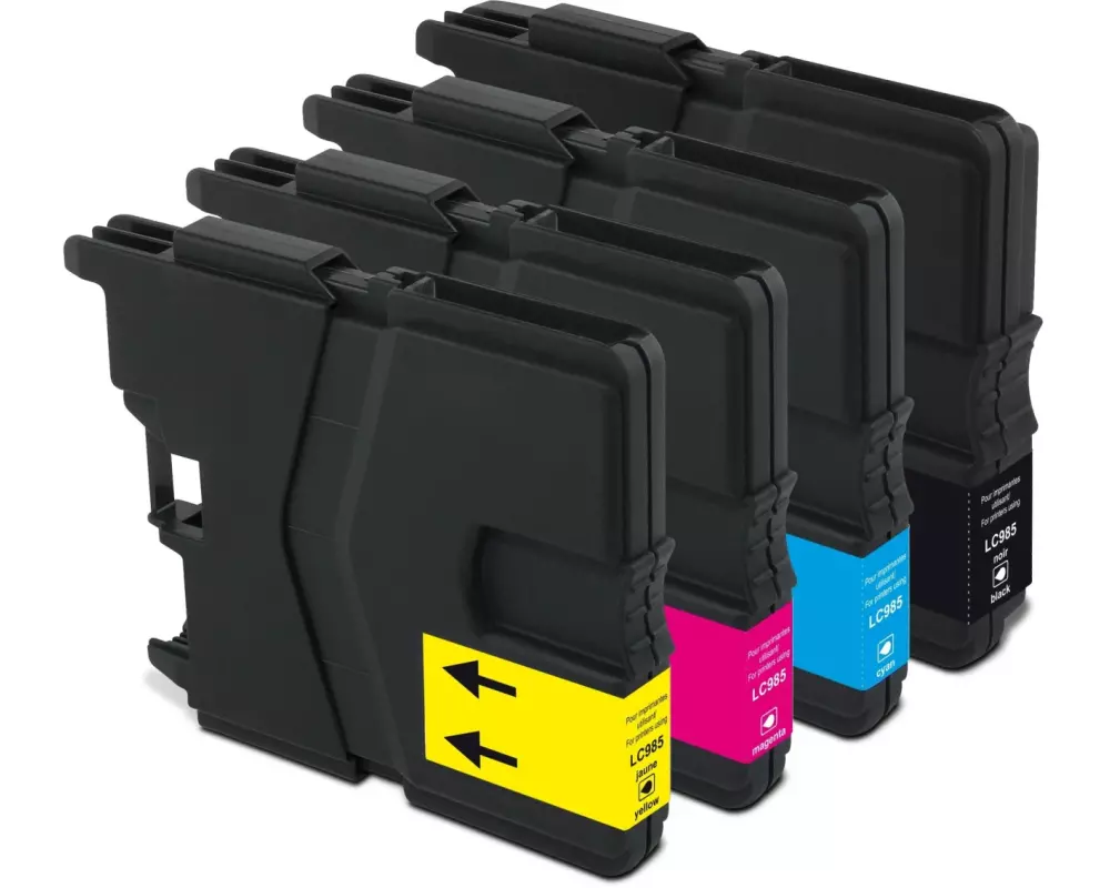 Generic Ink Tinte Brother LC985 Multipack Black/Cyan/Magenta/Yellow