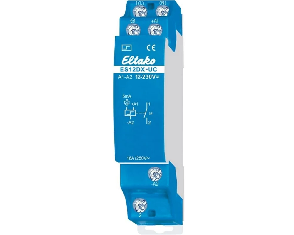 Eltako ES12DX-UC 1 Schliesser potenzialfrei 16 A Blau