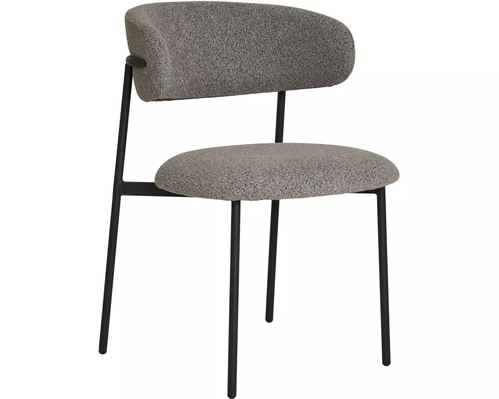 House Nordic Stuhl Mira 2 Stück, 80 x 55 cm, Grau