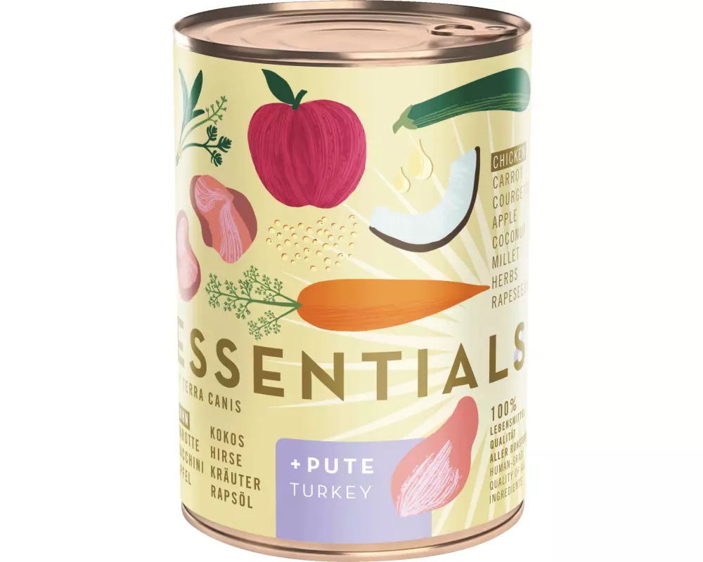 Terra Canis Nassfutter Essential 8 Huhn & Pute, 385 g