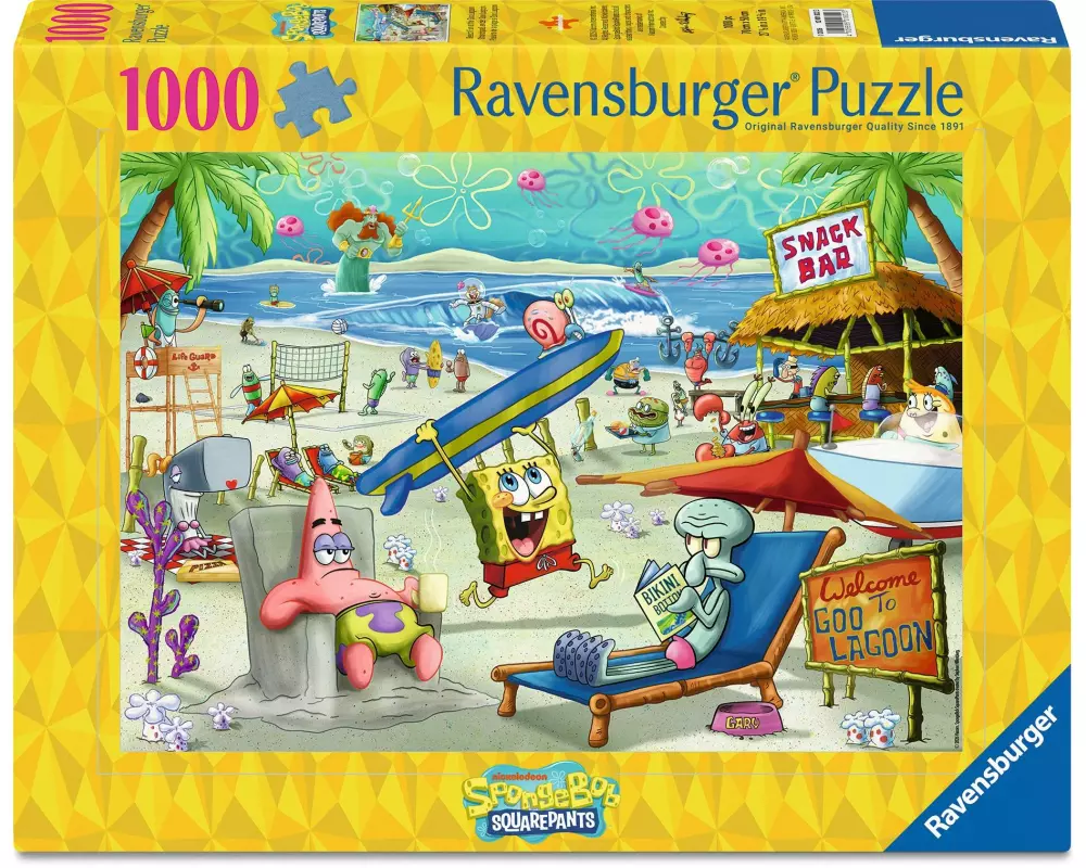 Ravensburger Puzzle SpongeBob Schwammkopf 1000 Teile