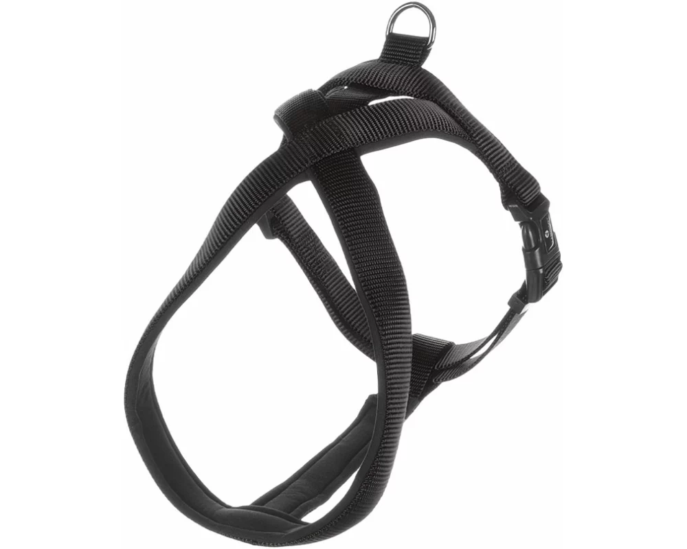 Flamingo Geschirr Nylon Abbi schwarz XS