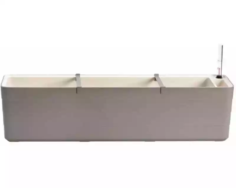 Plastia Bewässerungskasten Berberis 80 cm Taupe