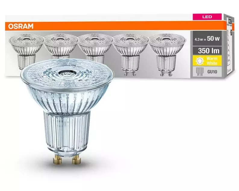 OSRAM Lampe Base, 36° 4.3W, GU10 Warmweiss (WW)