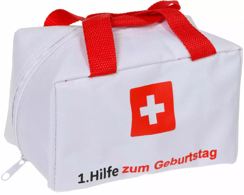 Trendcompany Scherzartikel Erste Hilfe Tasche zum Geburtstag leer