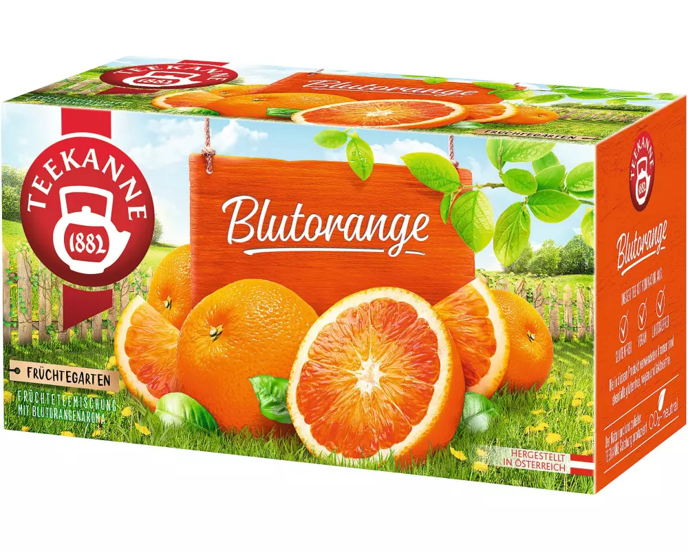 Teekanne Teebeutel Blutorange 20 Beutel, 60g