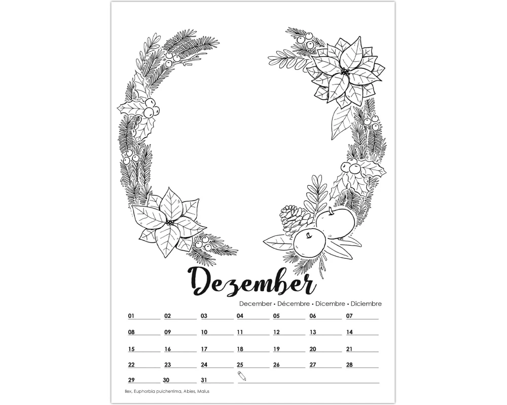 URSUS Foto-Bastelkalender A4