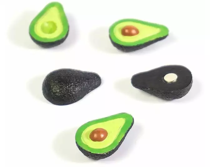 Trendform Haftmagnet Avocado 5er Set, Grün
