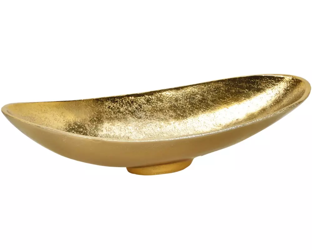 G. Wurm Dekoschale 30 x 6 x 13 cm, Gold