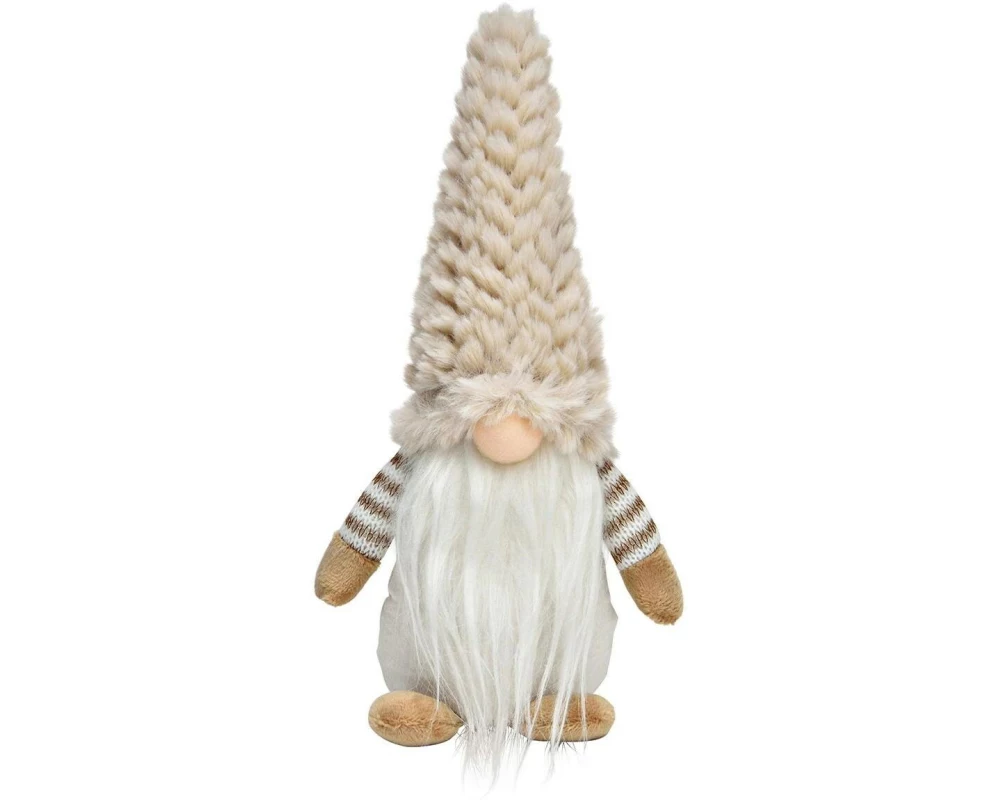 G. Wurm Weihnachtsfigur Wichtel 12 x 25 x 8 cm, Beige