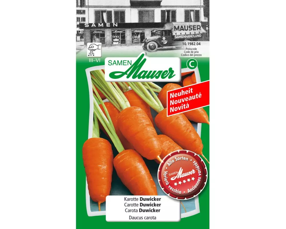 Samen Mauser Samen Urban Gardening Alte Sorte Karotte Duwicker