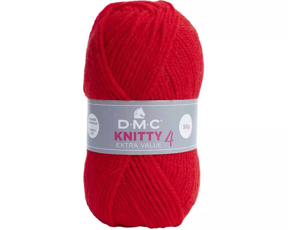 DMC Wolle Knitty 4 Mini Feuerrot