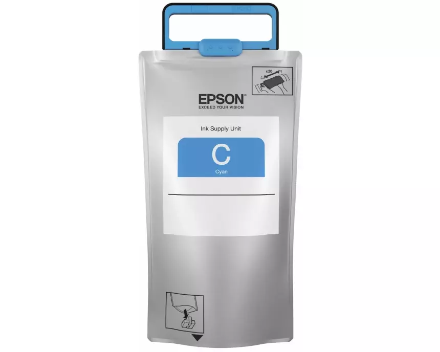 EPSON WorkForce Pro WF-R8590 Cyan XXL Ink Supply Unit