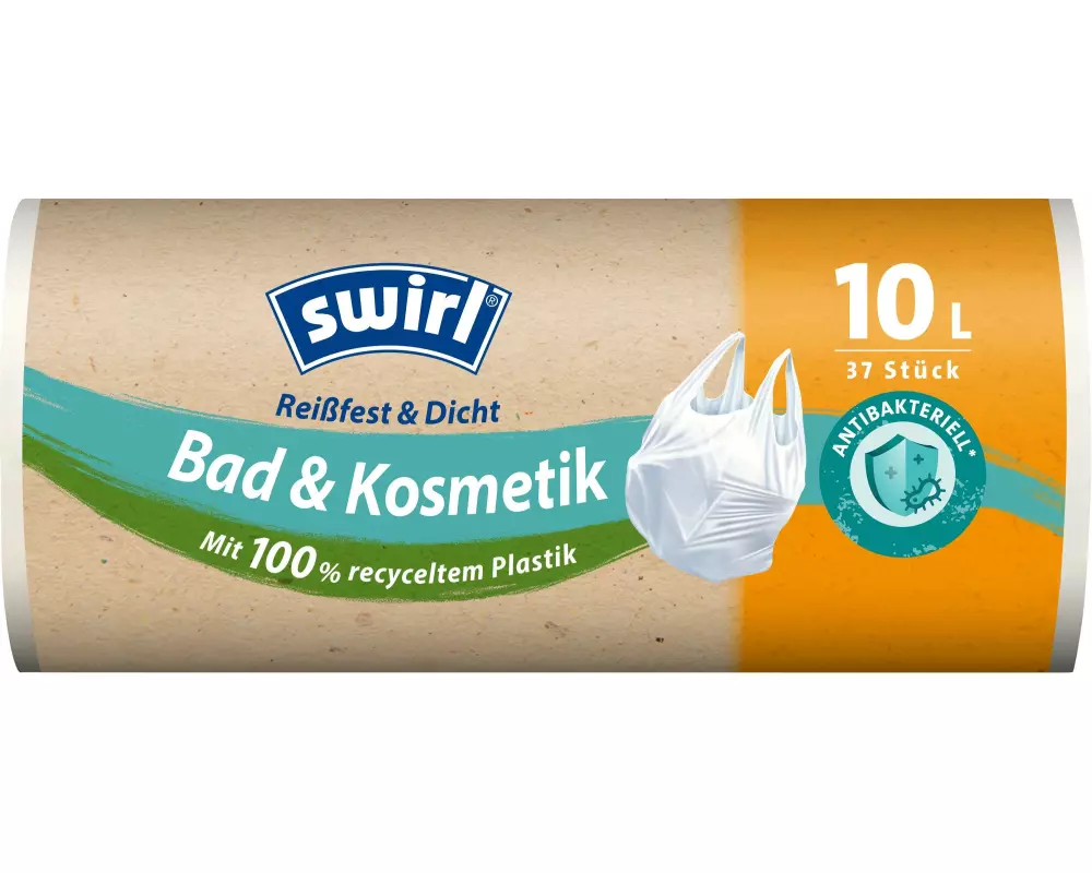 Swirl Müllbeutel Bad und Kosmetik 10 l, 37 Stück