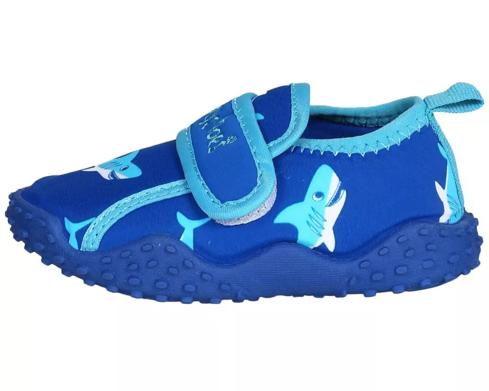 Playshoes Badeschuhe Hai Blau Gr. 24-25