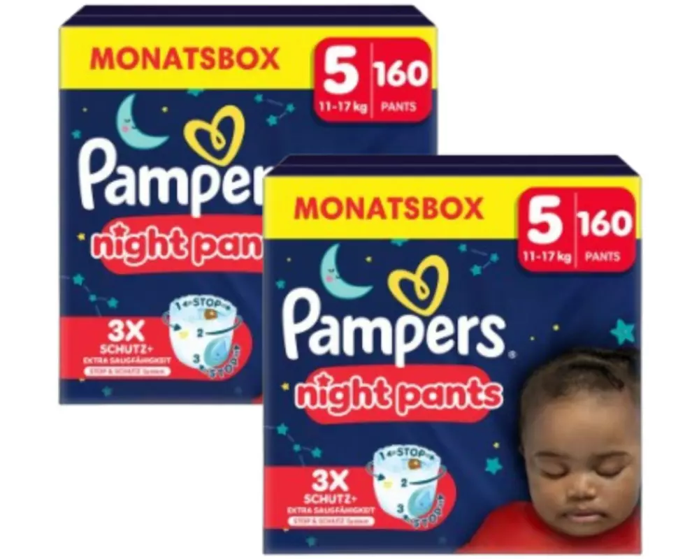 Pampers Nachtwindeln Baby Dry Night Pants Grösse 5