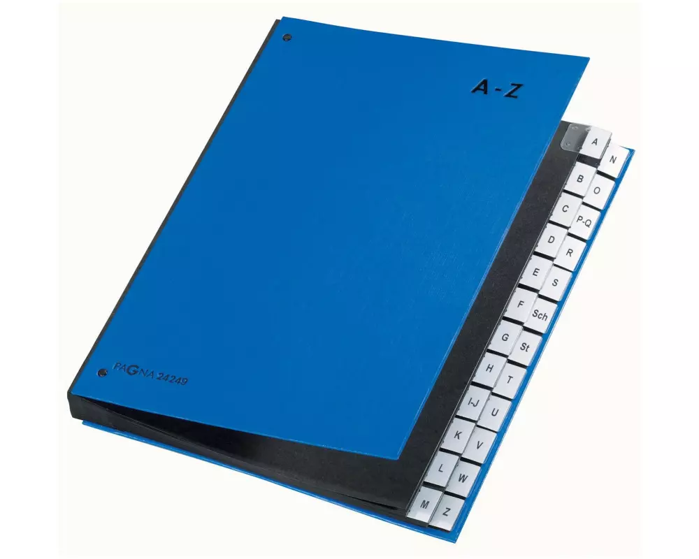 Pagna Pultmappe A4 A-Z Blau