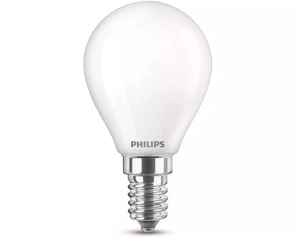 Philips Lampe LED classic 60W E14 CW P45 FR ND Neutralweiss (NW)